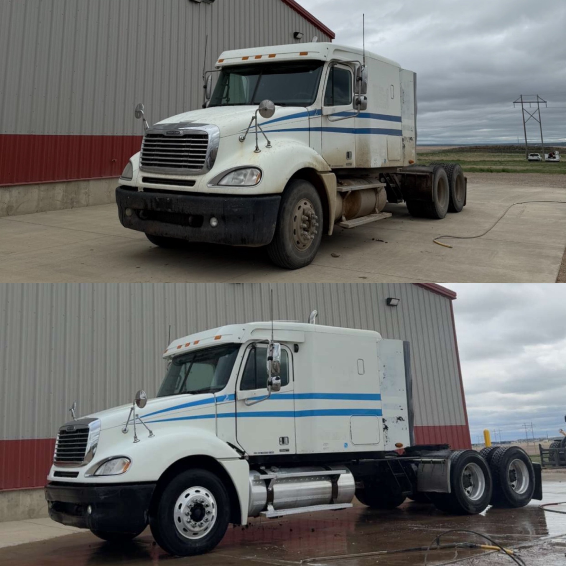 Freightliner Columbia Sleeper — Before & After