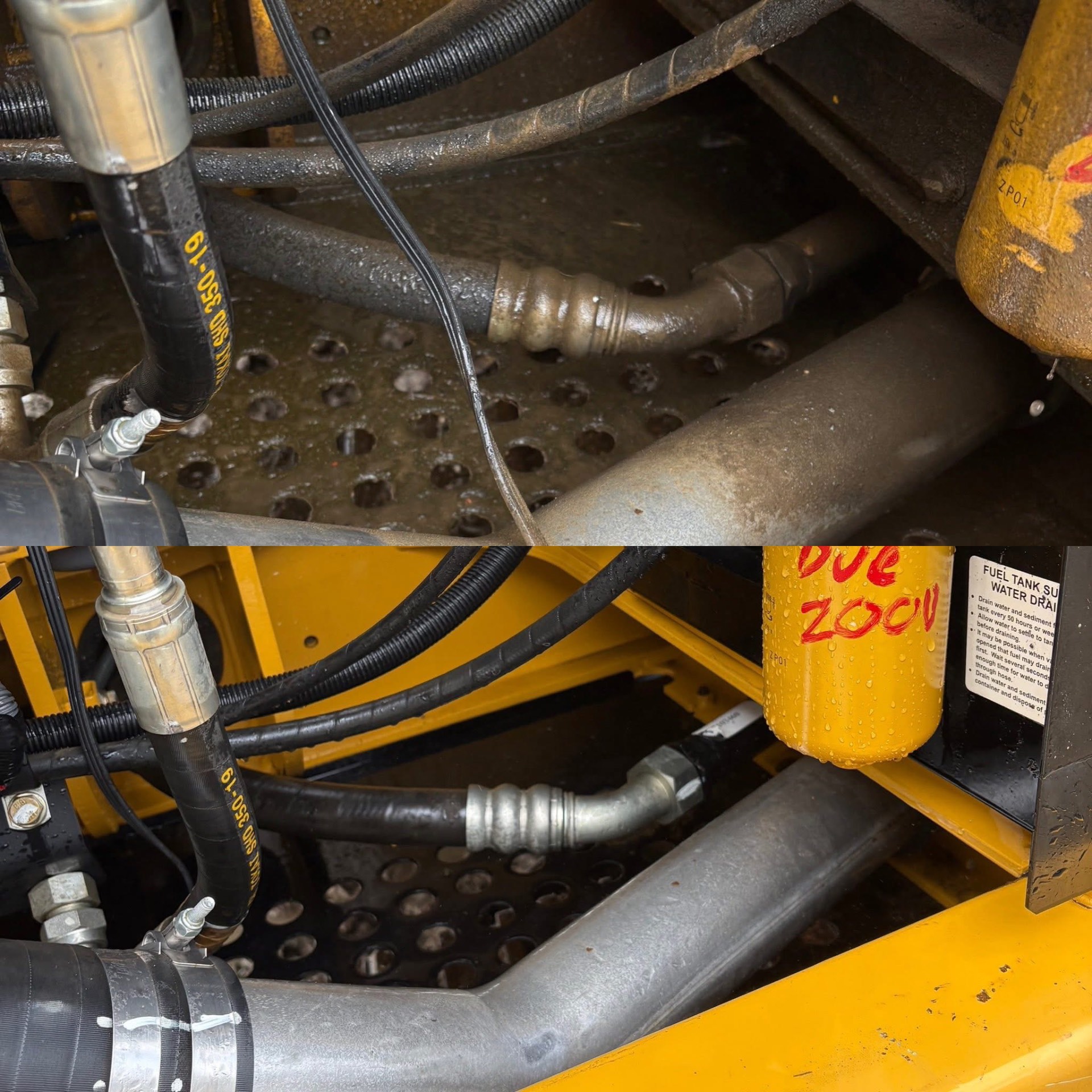 Engine Bay Hydraulic Lines