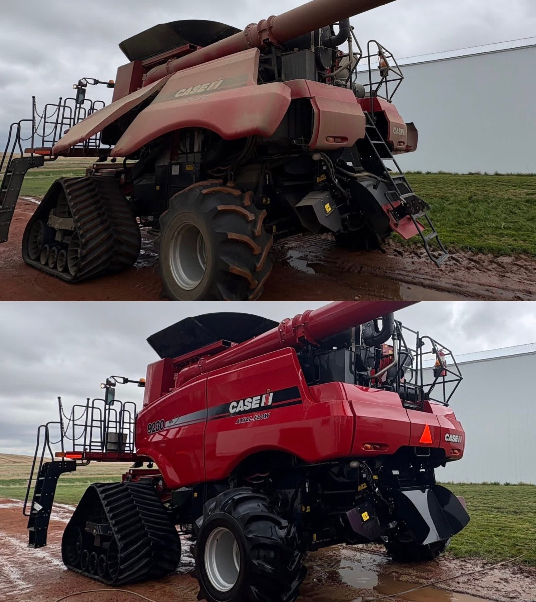 Case IH 9230 Axial-Flow Combine — Rear