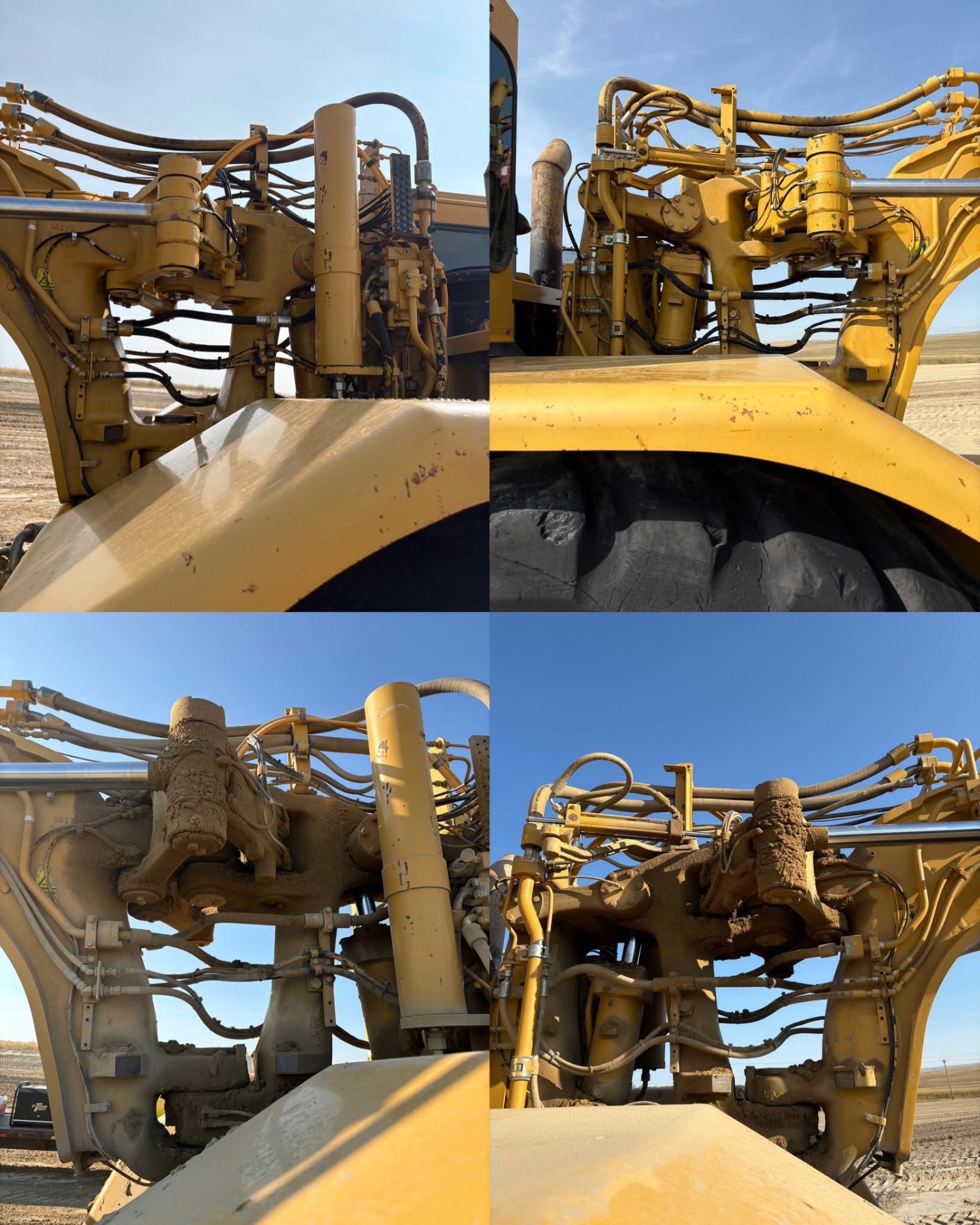 Motor Grader Front Hydraulics