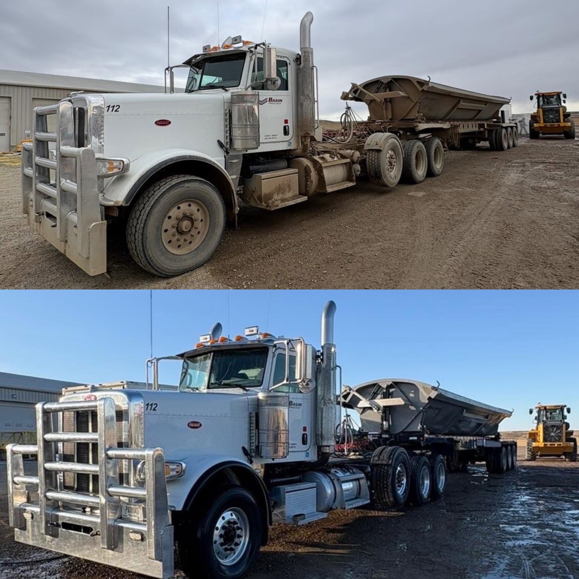 Peterbilt 388 & Side Dump Trailer