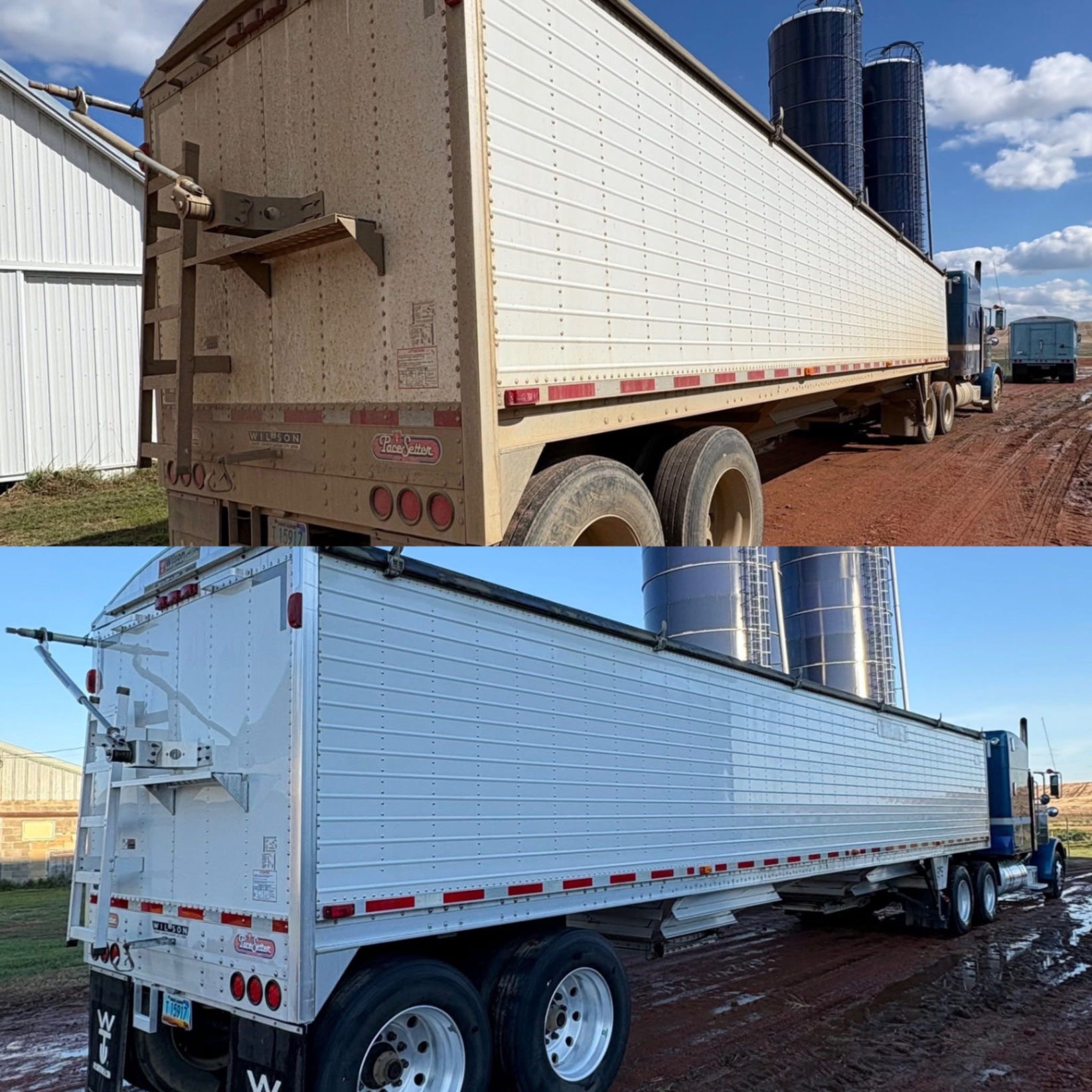 Wilson Pacesetter Grain Trailer — Before & After